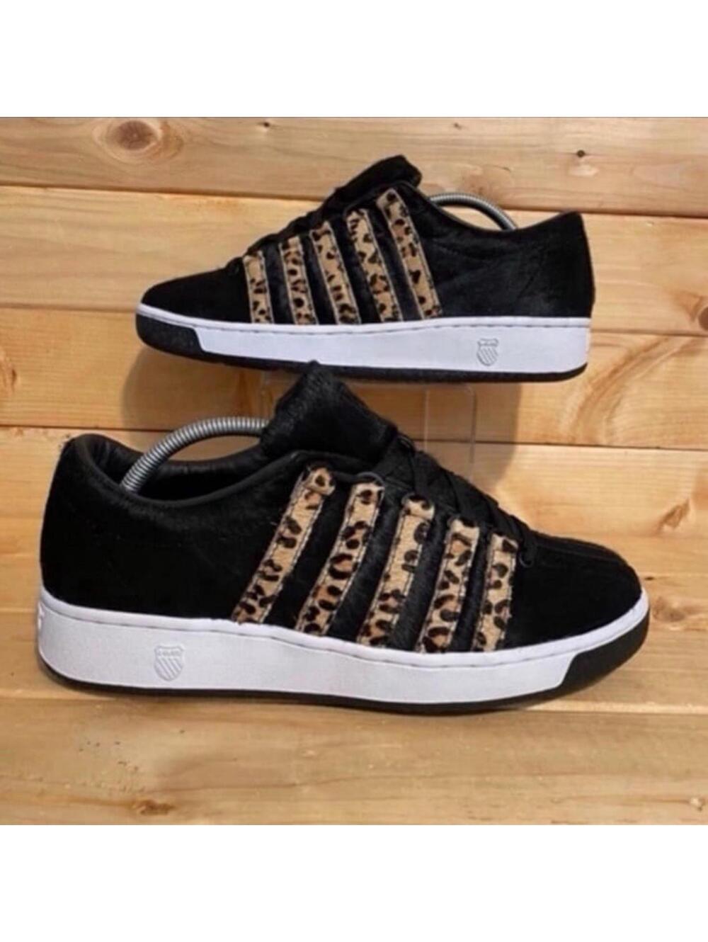 Limited edition Ben Baller x K-swiss classic 2000 Black / leopard size 10.5